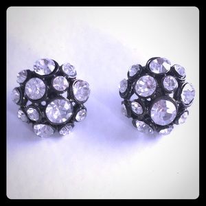 Rhinestone earrings